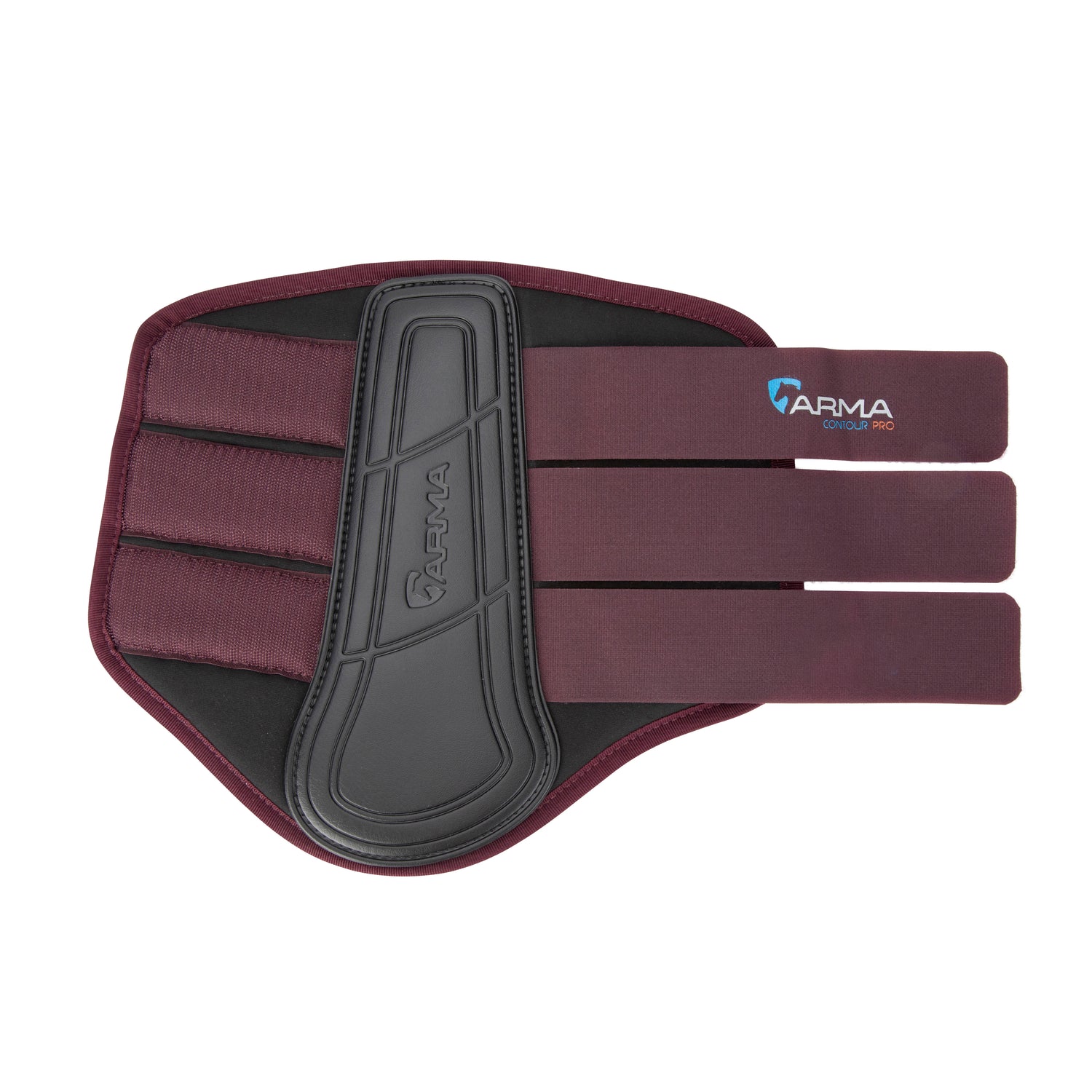 Shires ARMA Contour Pro Brushing Boots #colour_black-cherry