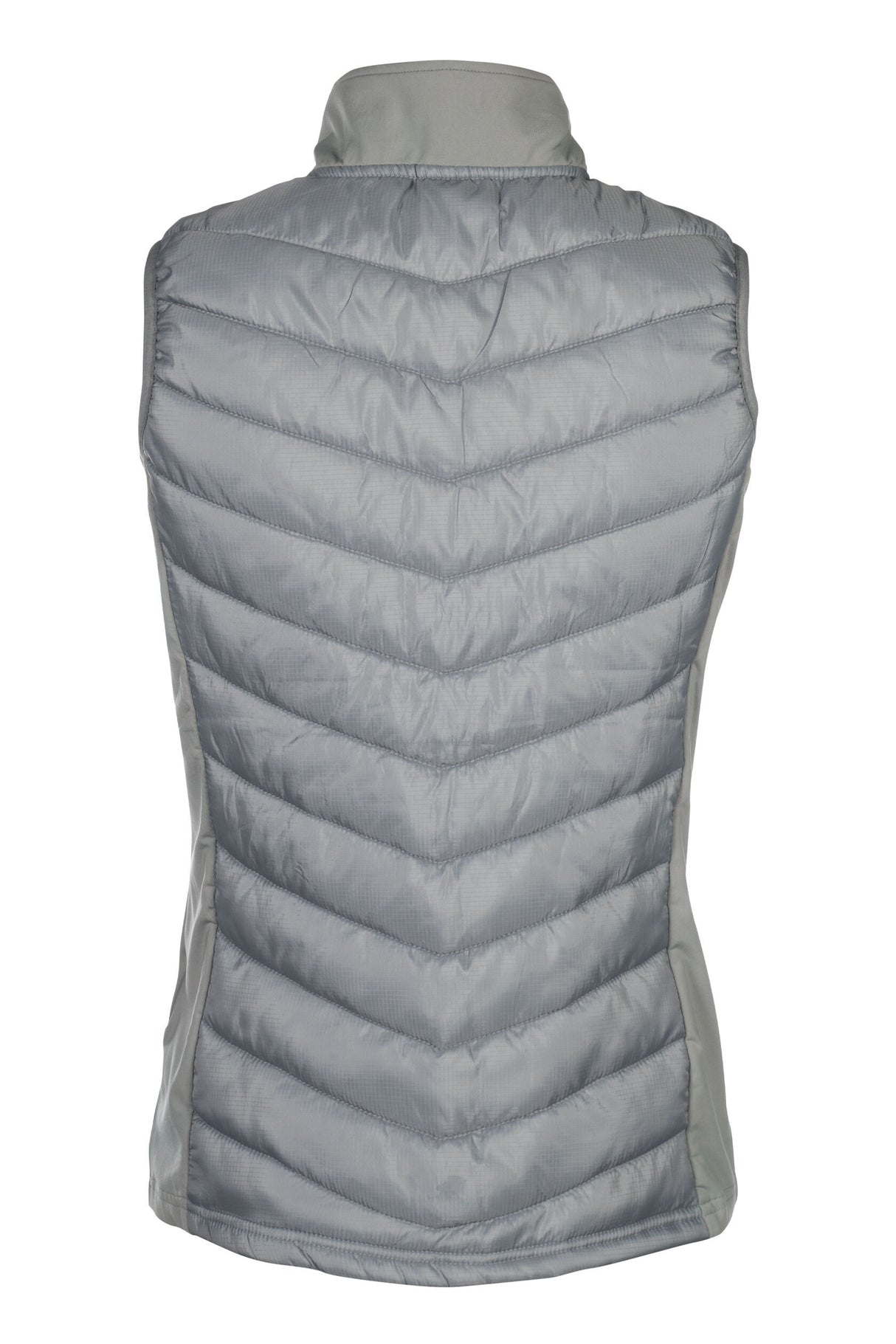 HKM Women's Jersey/Nylon Vest -Basel- Style #colour_grey-rose-gold