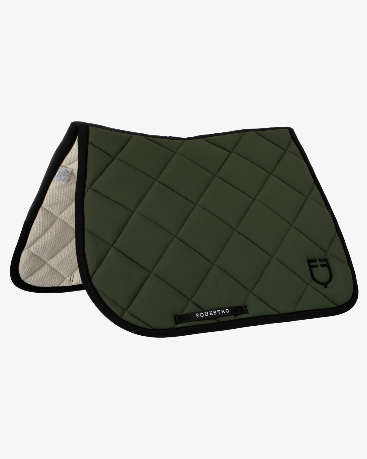 Jumping saddle pad with embroidered logo black line edition - DUFFEL BAG