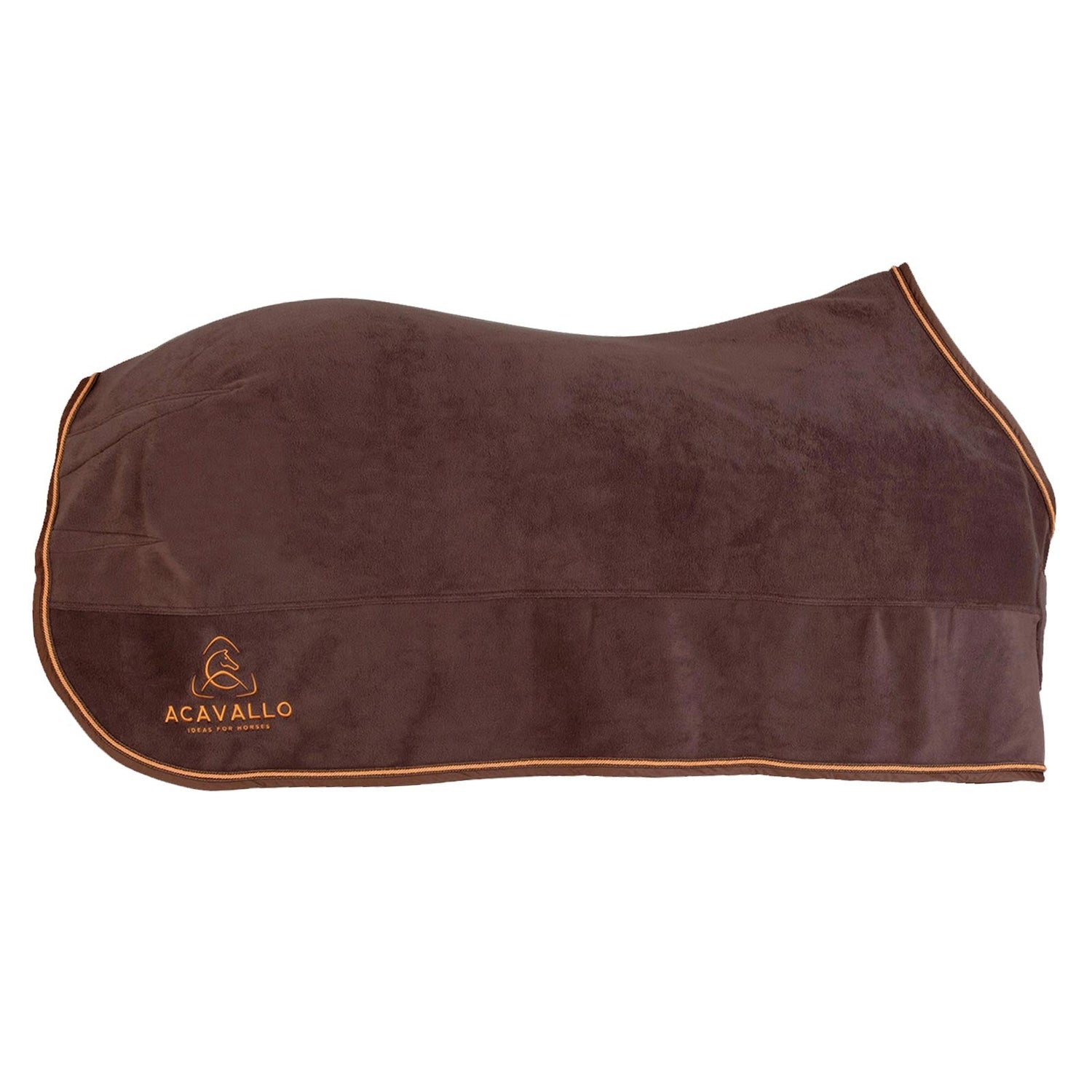 Acavallo Fleece Stable Rug 800G #colour_brown