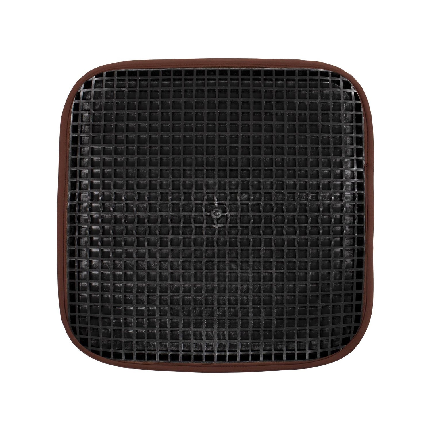 Acavallo Chair Seat Saver Classic Gel Suede #colour_brown