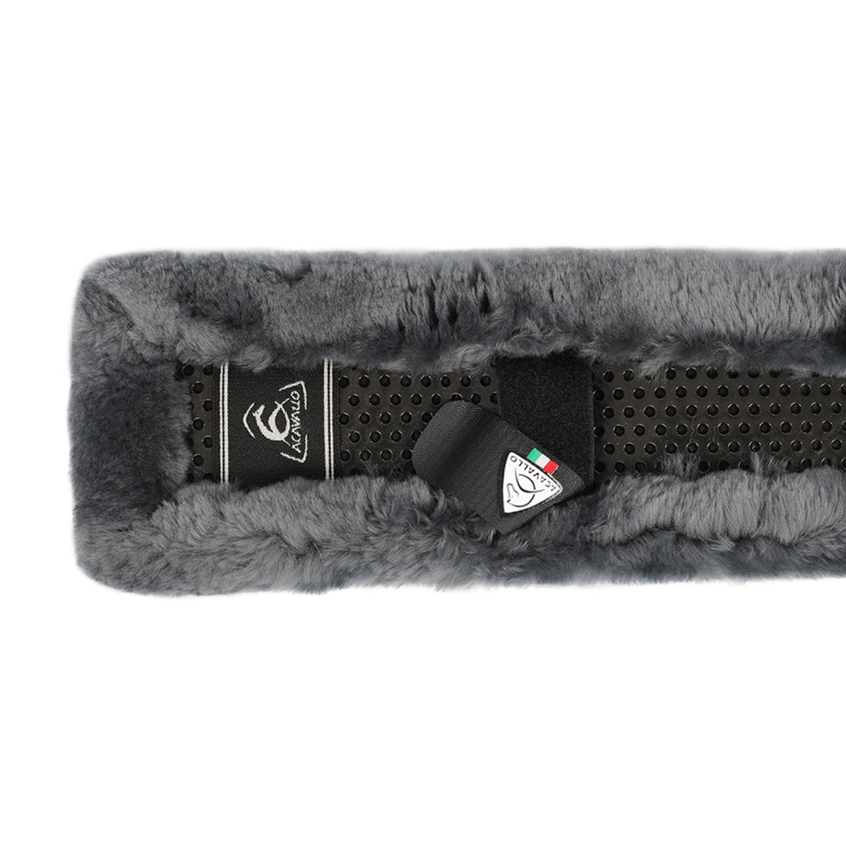 Acavallo Girth Sleeve Gel Classic Sheepskin #colour_grey