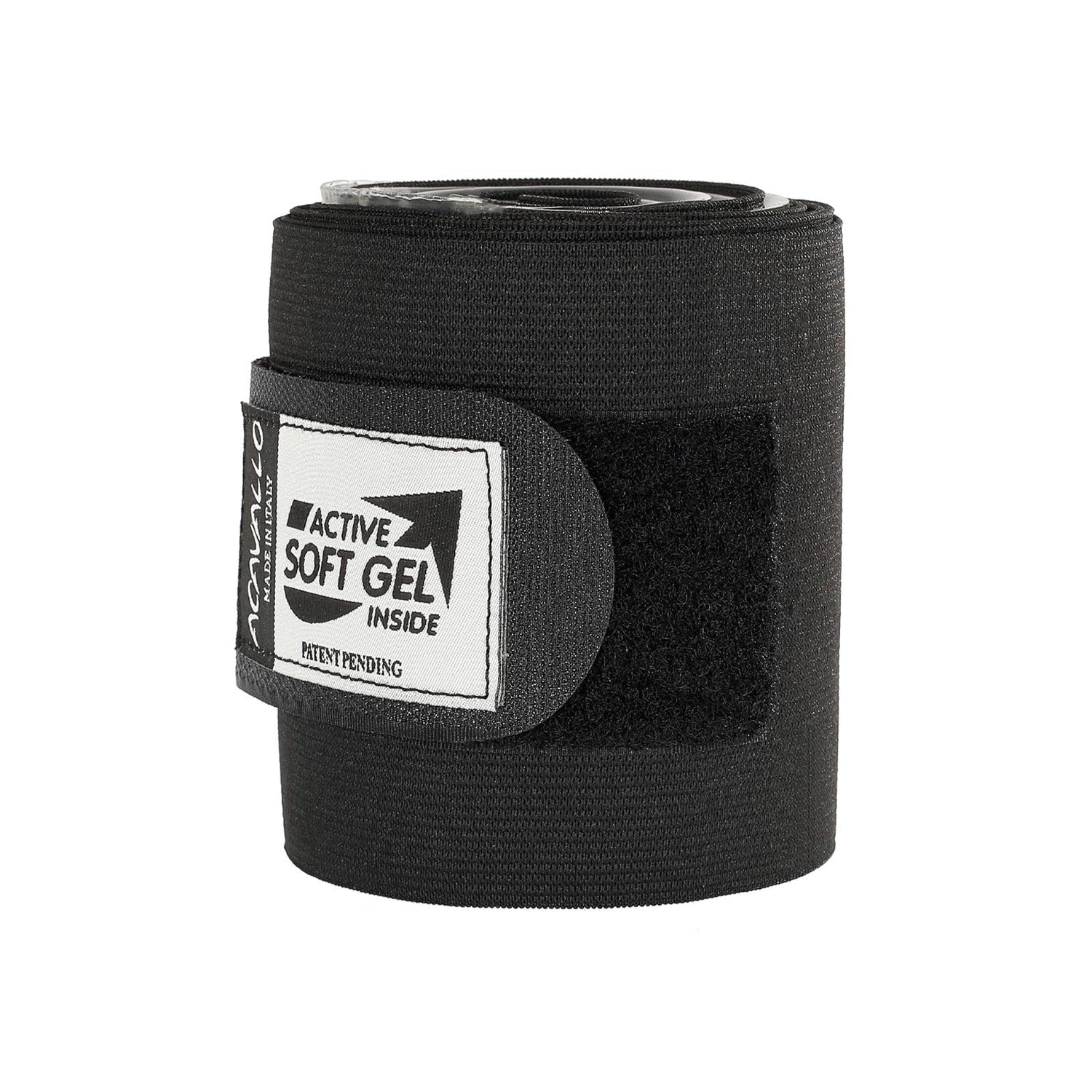 Acavallo Elastic Bandages Classic Gel #colour_black