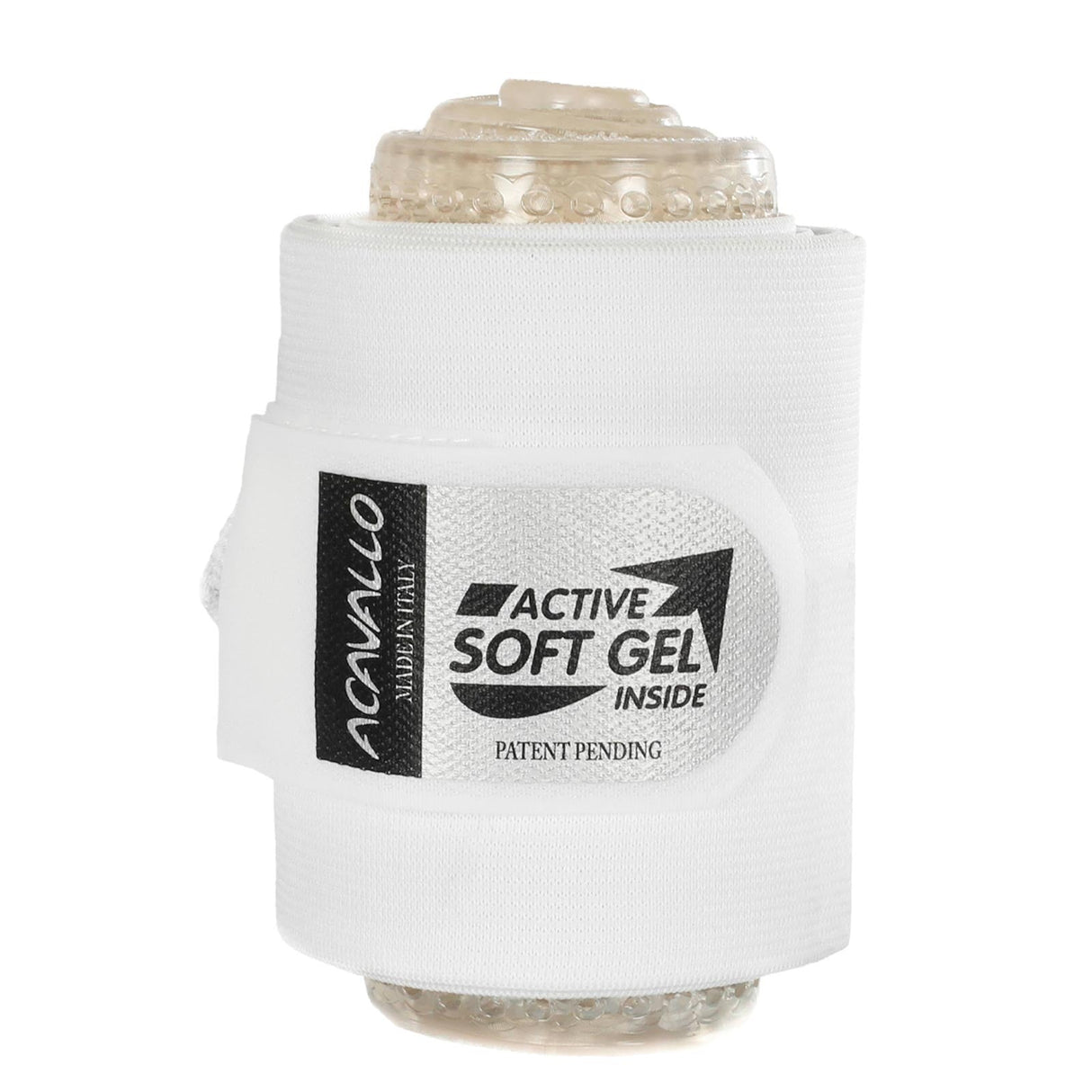 Acavallo Elastic Bandages Classic Gel #colour_white
