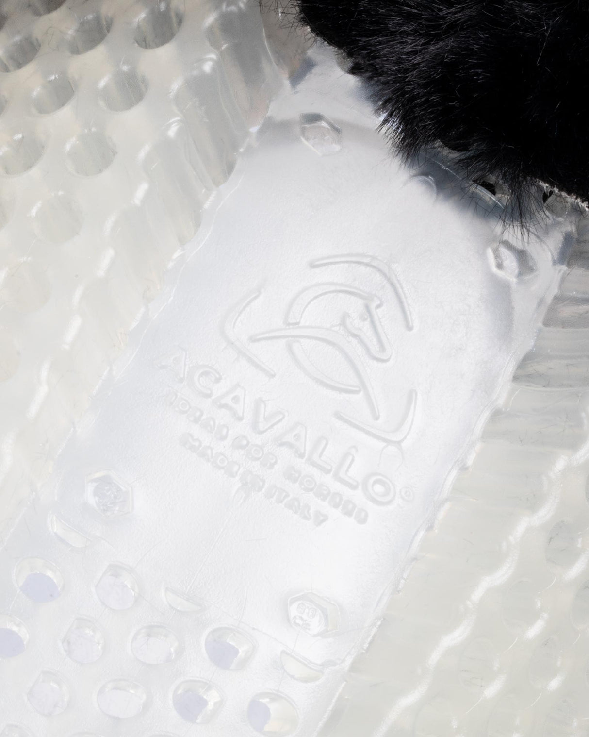 Acavallo Gel Ns-Fs Classic-Fs Cut-Out Rear Riser #colour_black-natural