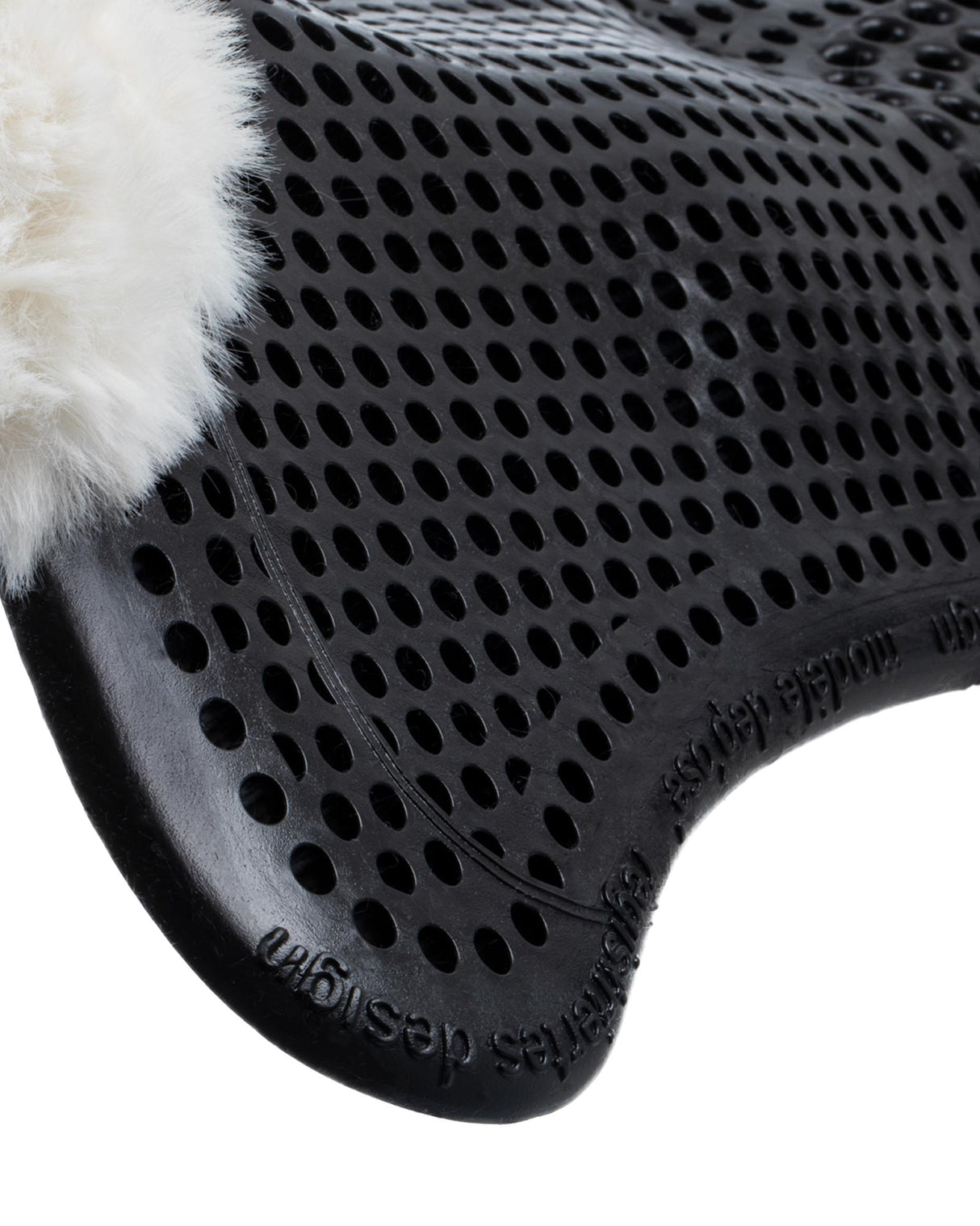 Acavallo Gel Ns-Fs Classic-Fs Cut-Out Rear Riser #colour_black-white