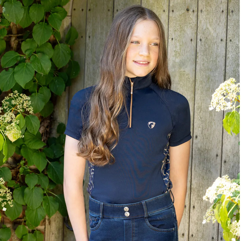 Hy Equestrian Elevate Heritage Mizs Short Sleeve Base Layer