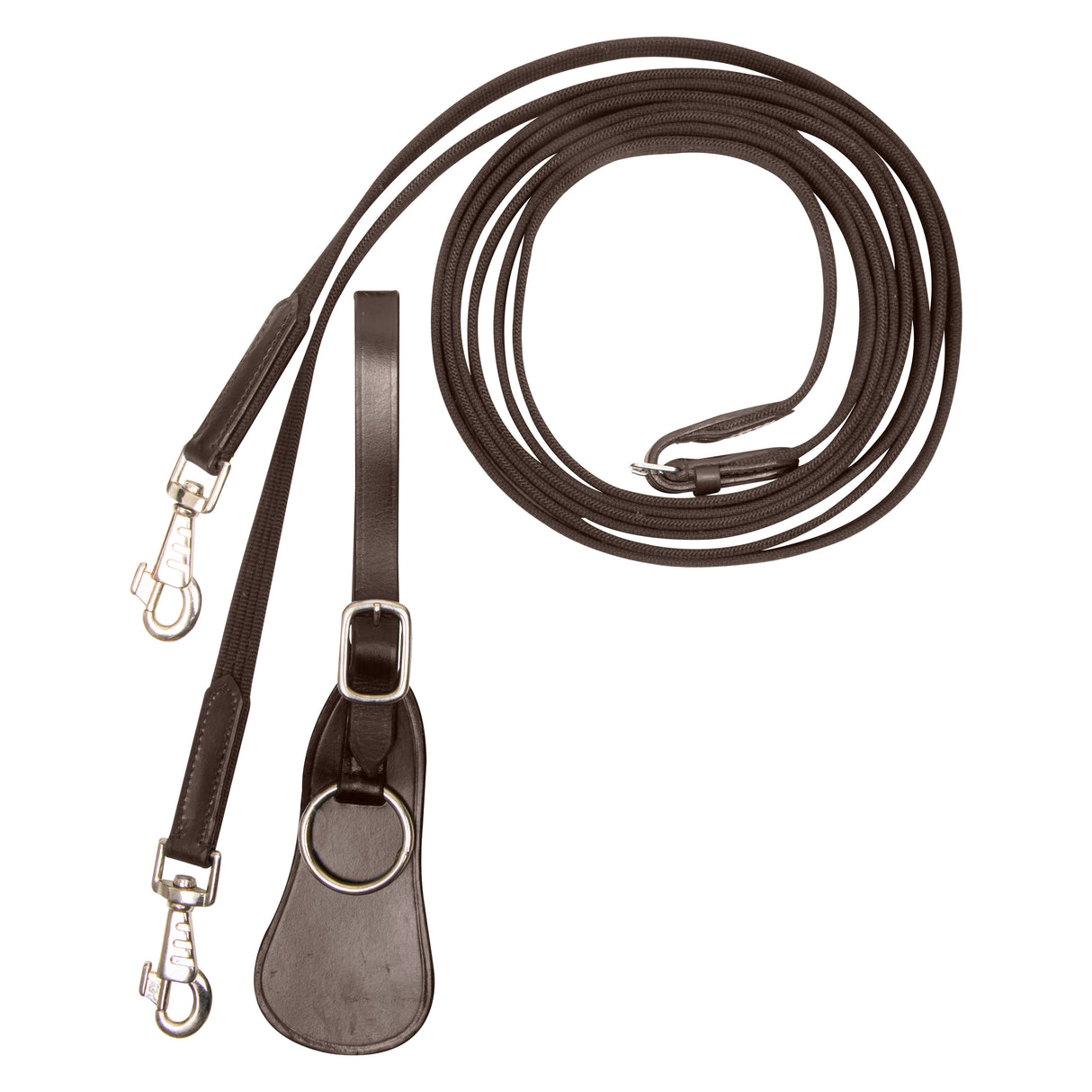 Imperial Riding Core SH Draw Reins #colour_brown