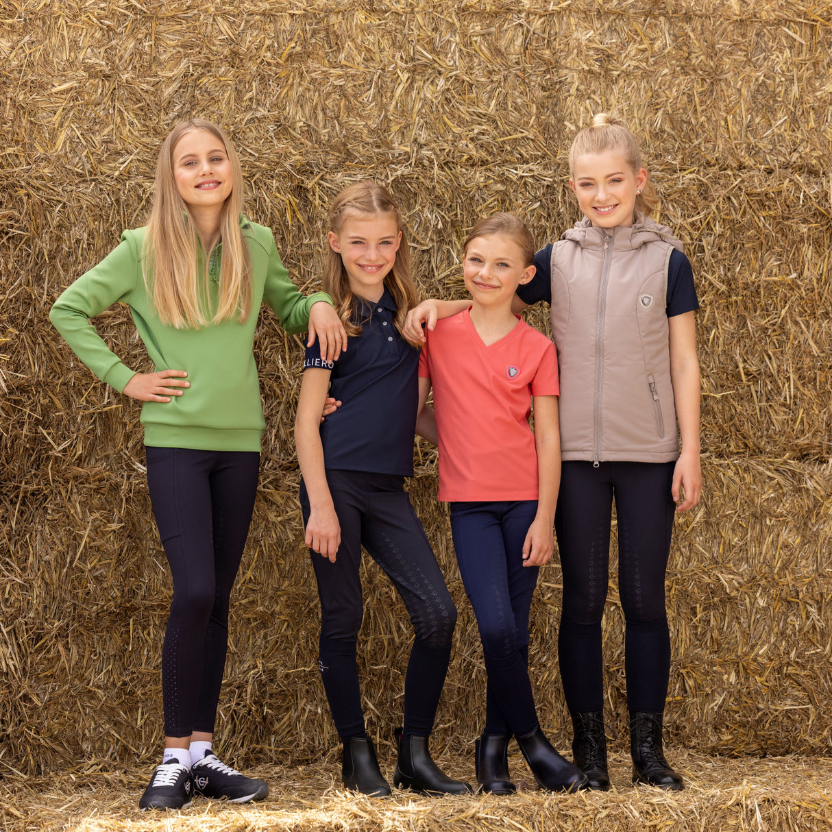 Covalliero Children’s Pull On Sweater #colour_green