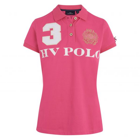 HV Polo Favouritas EQ Short Sleeve Polo Shirt #colour_neon-fuchsia