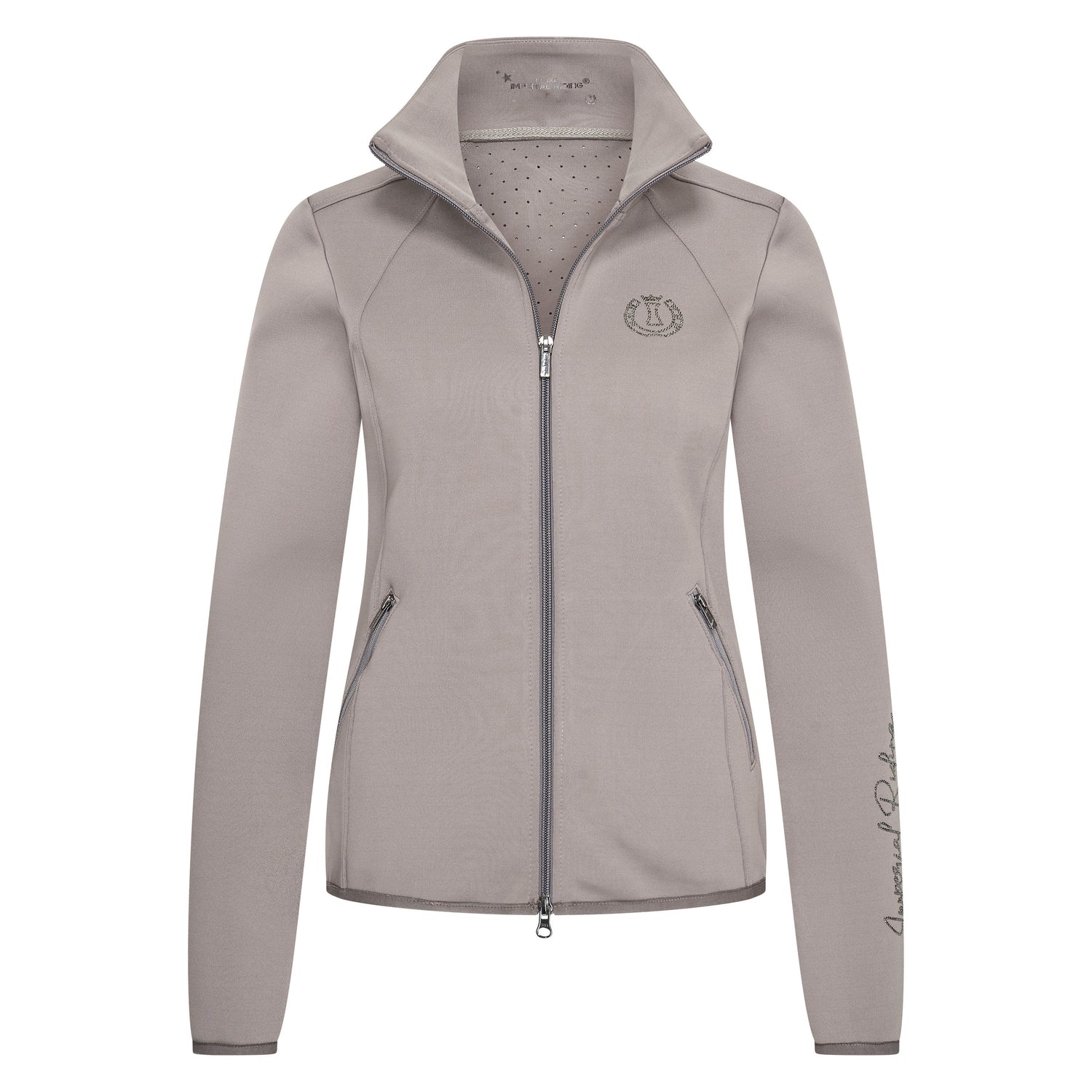 Imperial Riding Children's Sporty Air Cardigan #Colour_charcoal
