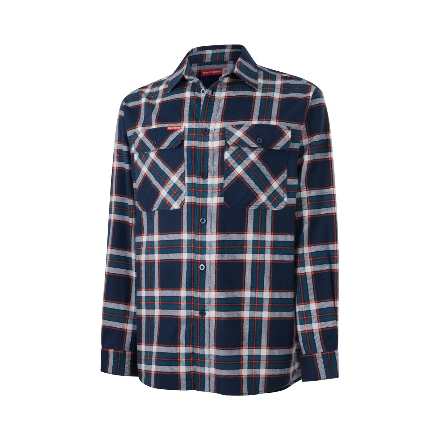 Hard Yakka Core Flannel Shirt #colour_navy
