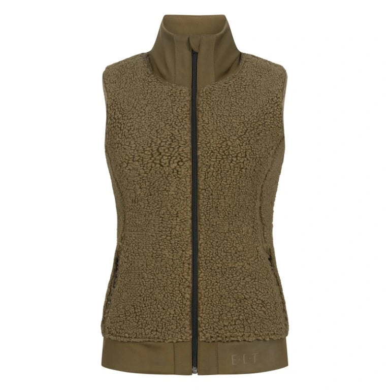 E.L.T Rotterdam Fleece Vest #colour_khaki-green