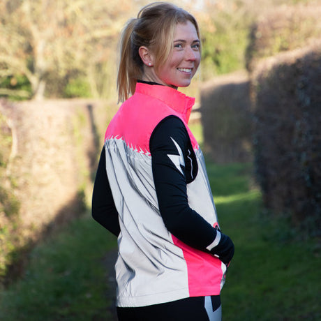 Hy Equestrian Silva Flash Lightweight Duo Reflective Gilet