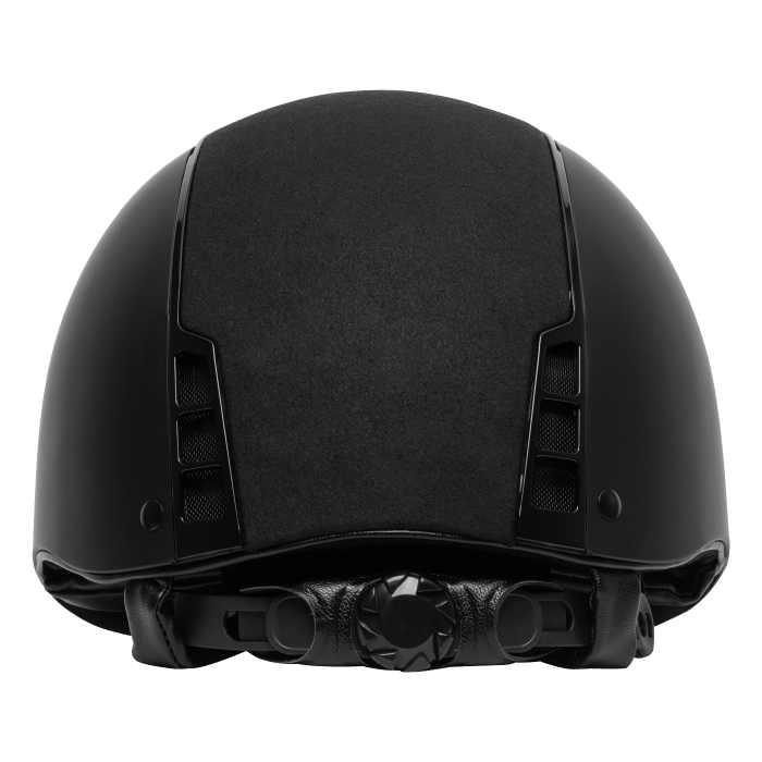 SWING H22 Riding Helmet #colour_black-matt-black-velvet