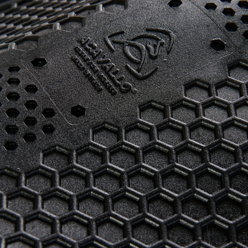 Acavallo Pad SP WFS Suede Hexagonal Gel Front Riser #colour_blue