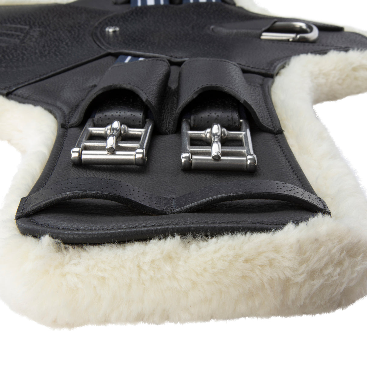 Shires Velociti Lusso Elite Short Stud Girth #colour_black