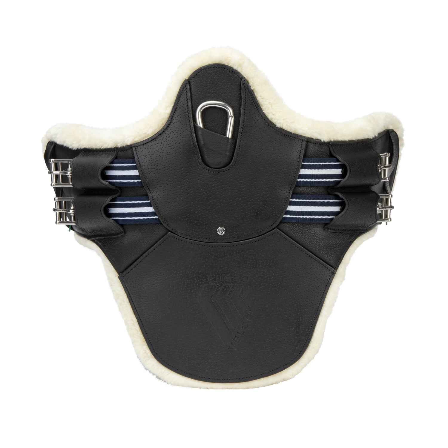 Shires Velociti Lusso Elite Short Stud Girth #colour_black