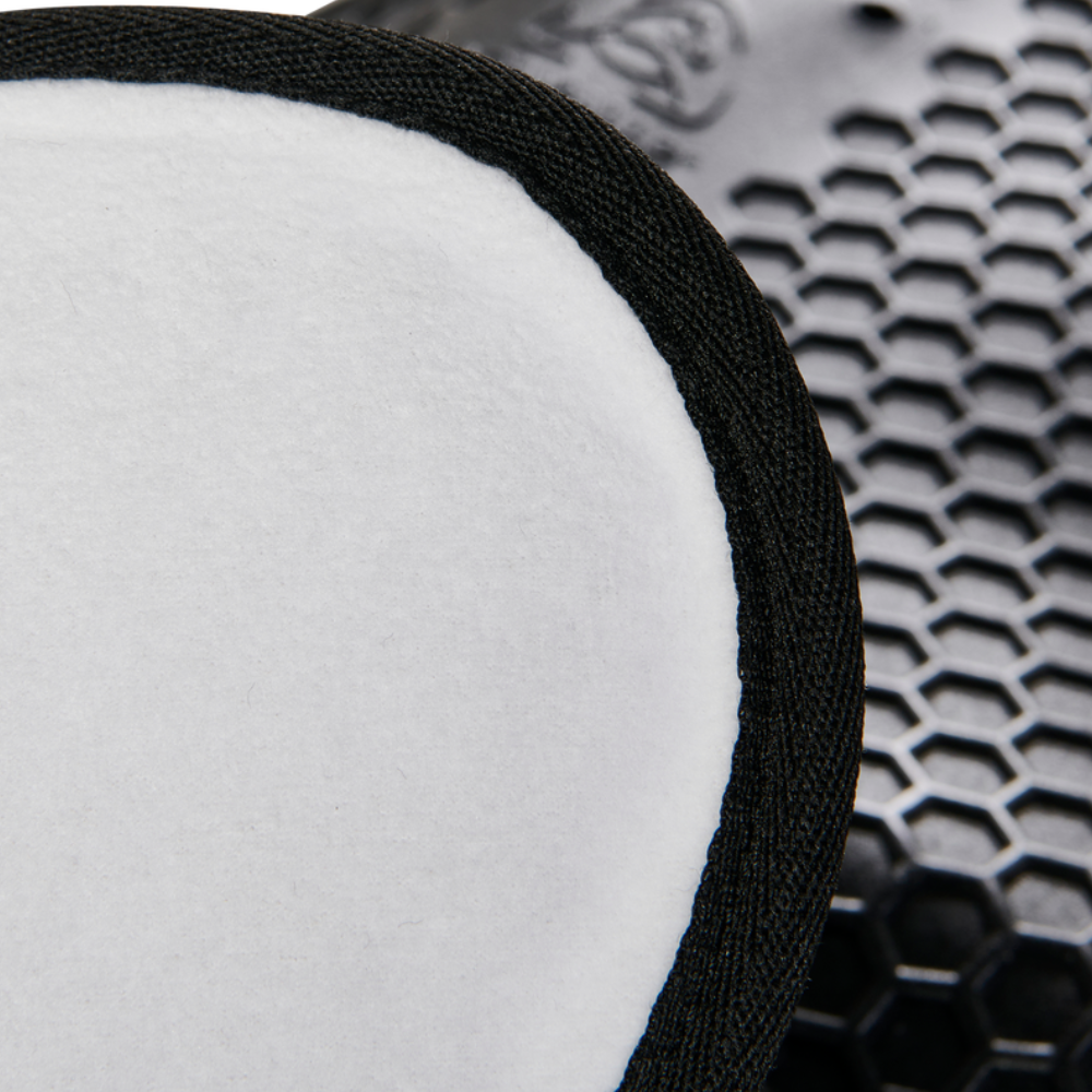 Acavallo Pad SP WFS Suede Hexagonal Gel Front Riser #colour_white