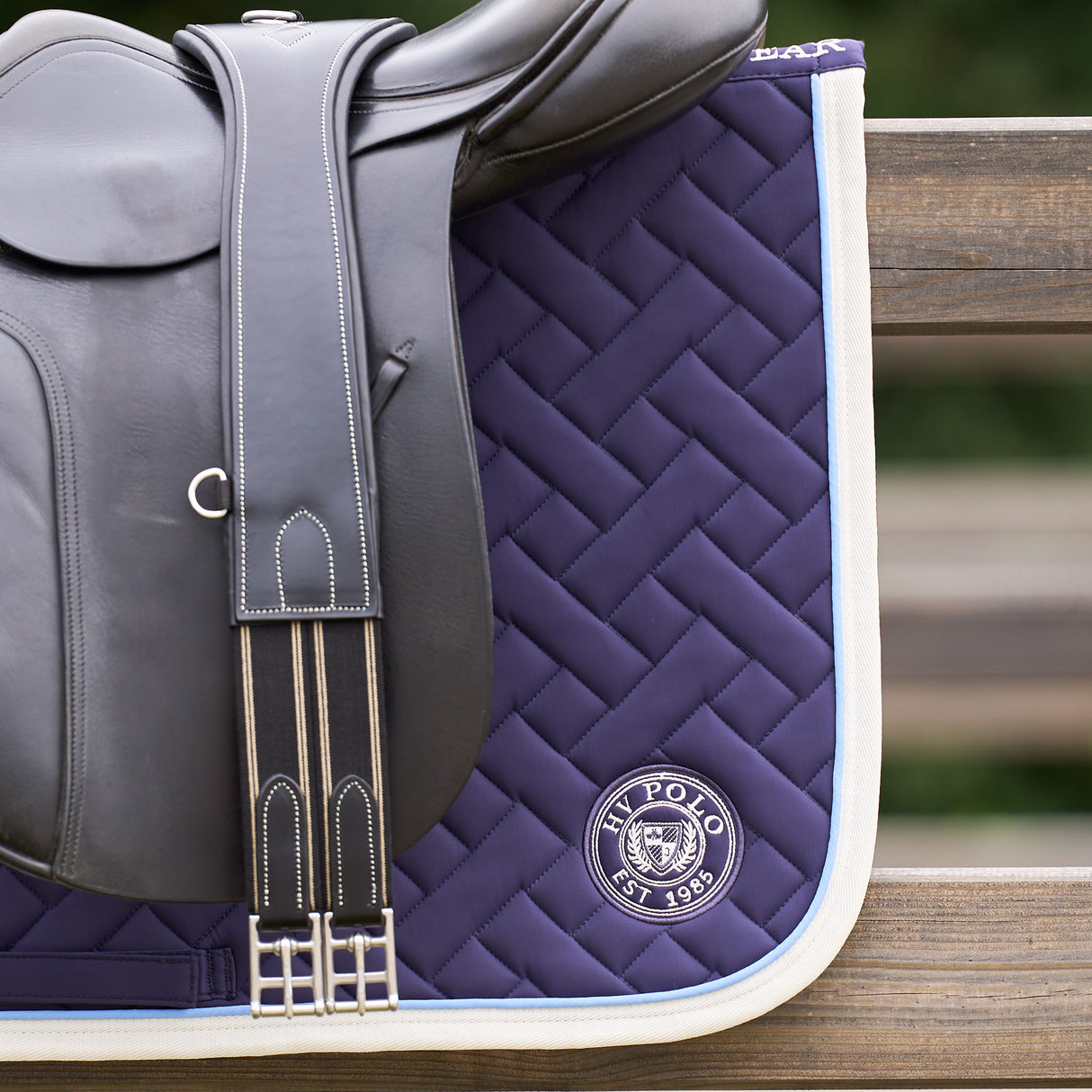HV Polo Favourite Dressage Saddle Pad #colour_navy