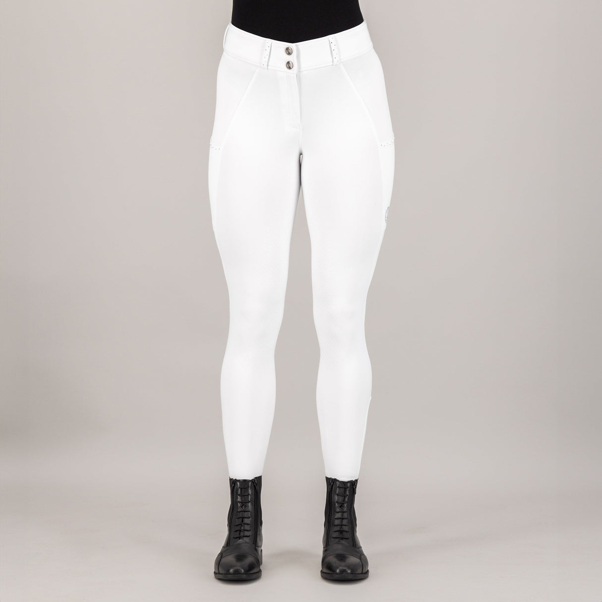 Imperial Riding Women's Bliss Full Grip Riding Breeches #colour_white