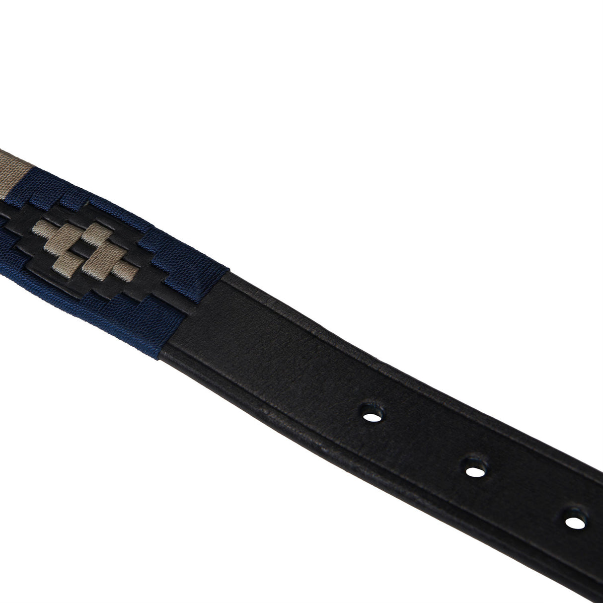 Leather belt with southwest patterm