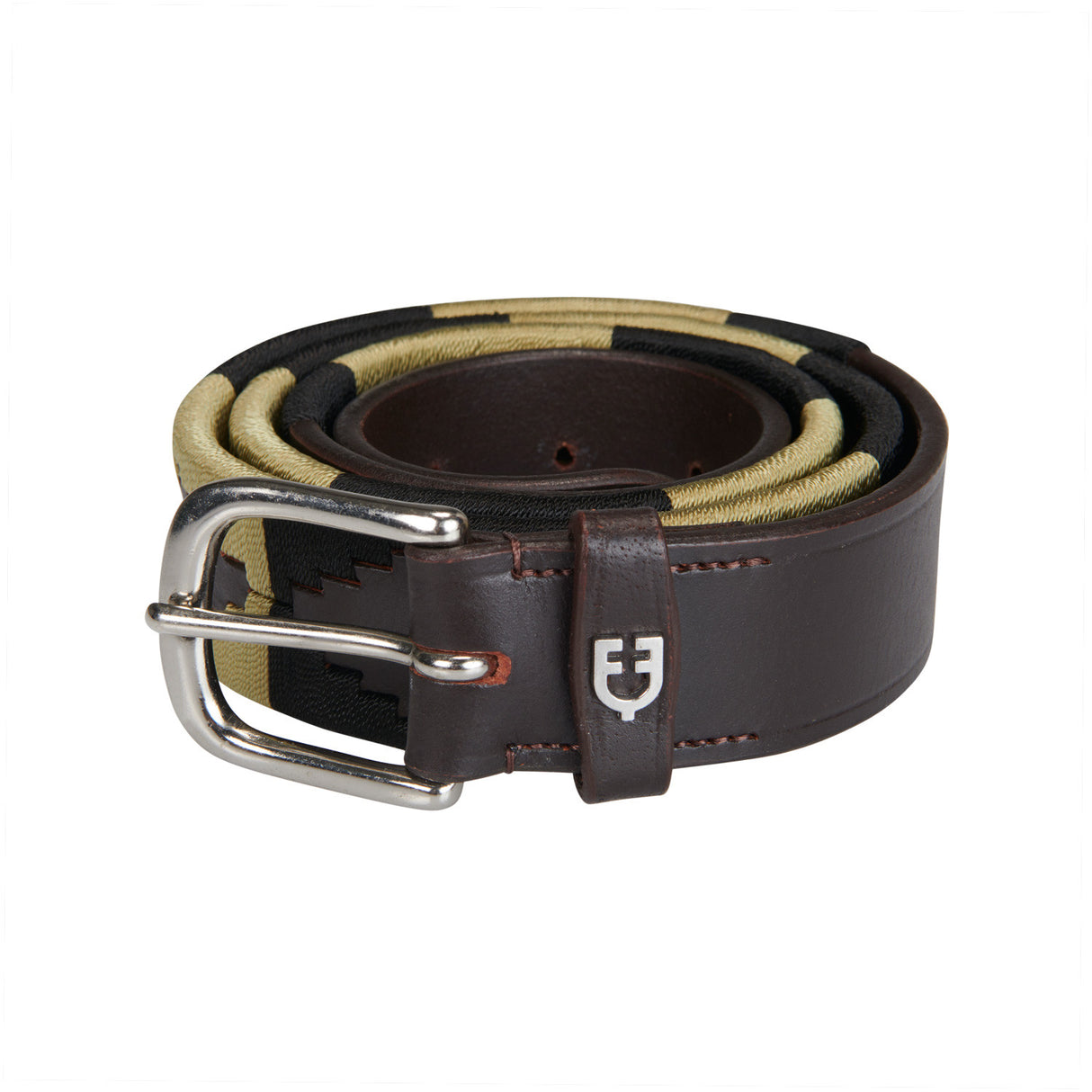 Leather belt with southwest patterm
