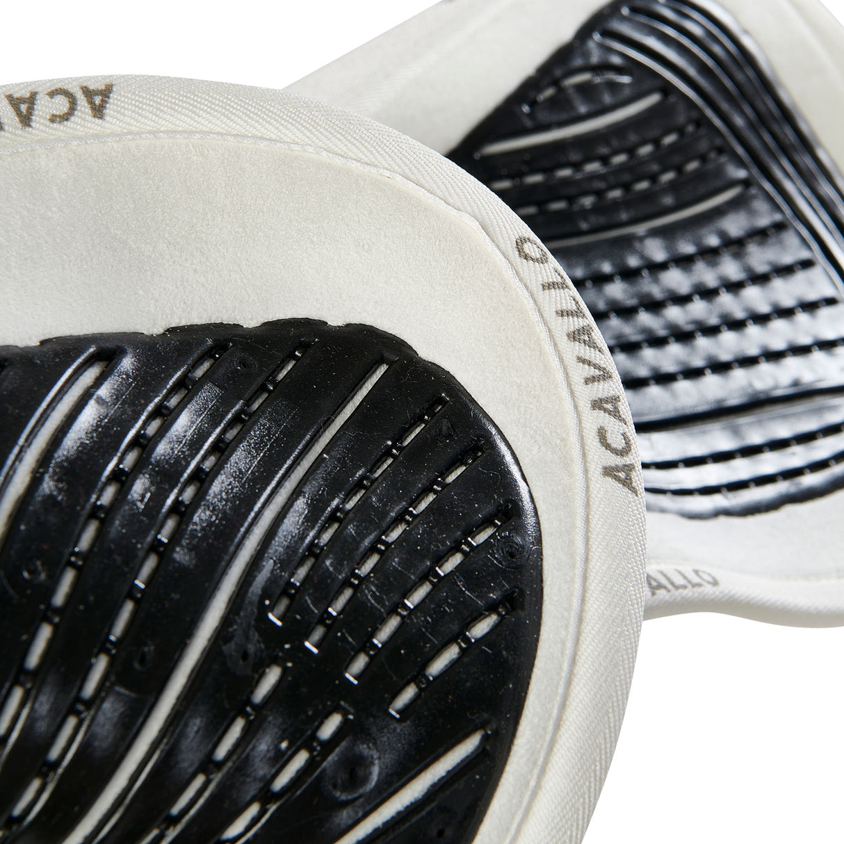 Acavallo Pad SP JCCS CW-CS Suede Twin-Sided Gel Grip Flat #colour_white