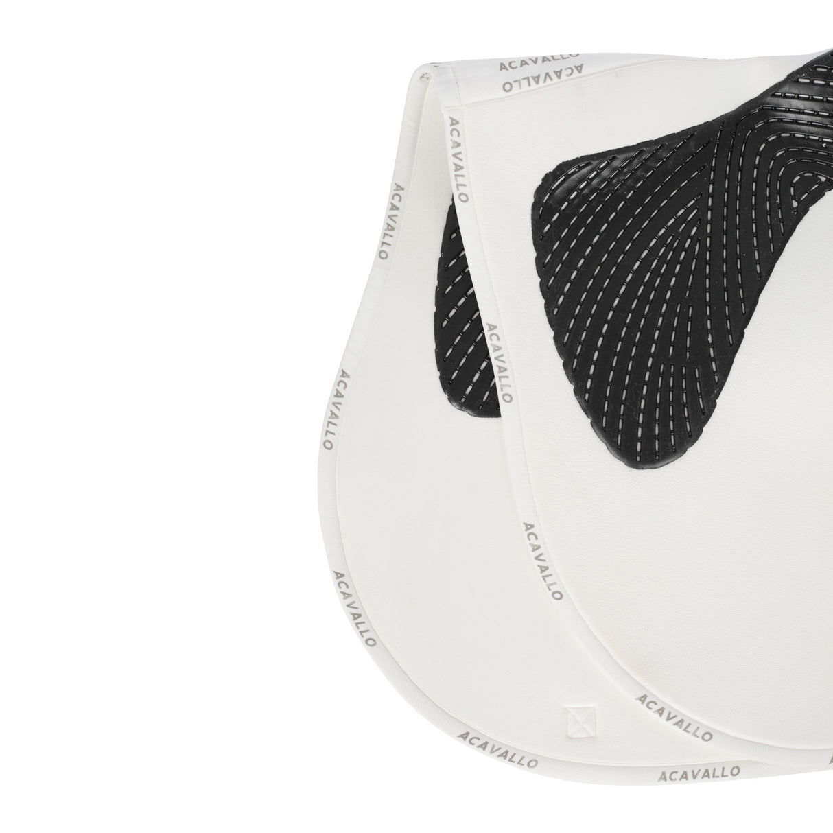 Acavallo Saddle Pad JS CW-CS Twin Sided Gel Grip #colour_white
