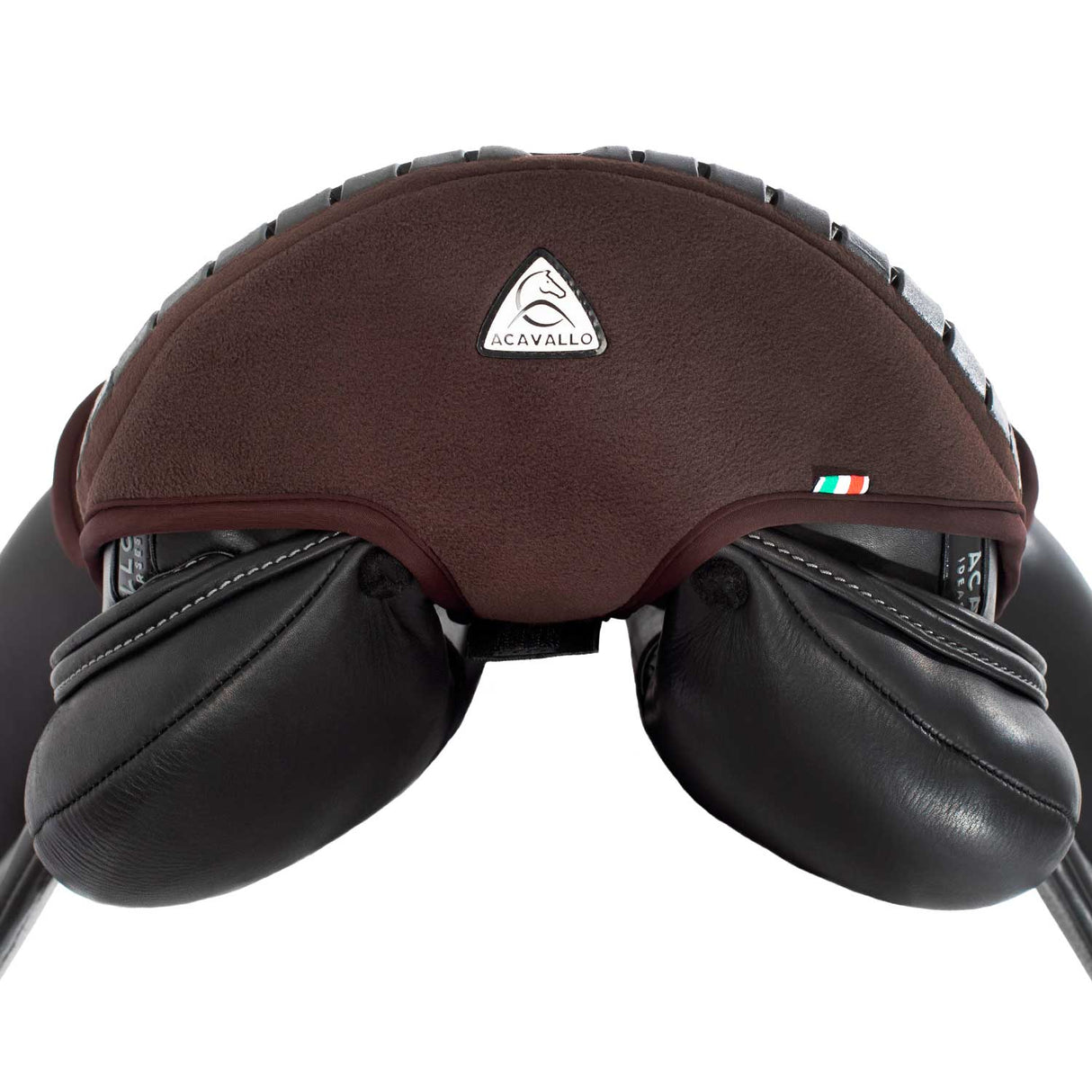 Acavallo Standard Seat Saver Dressage Air Plus Gel-Out Dri-Lex 10mm #colour_brown