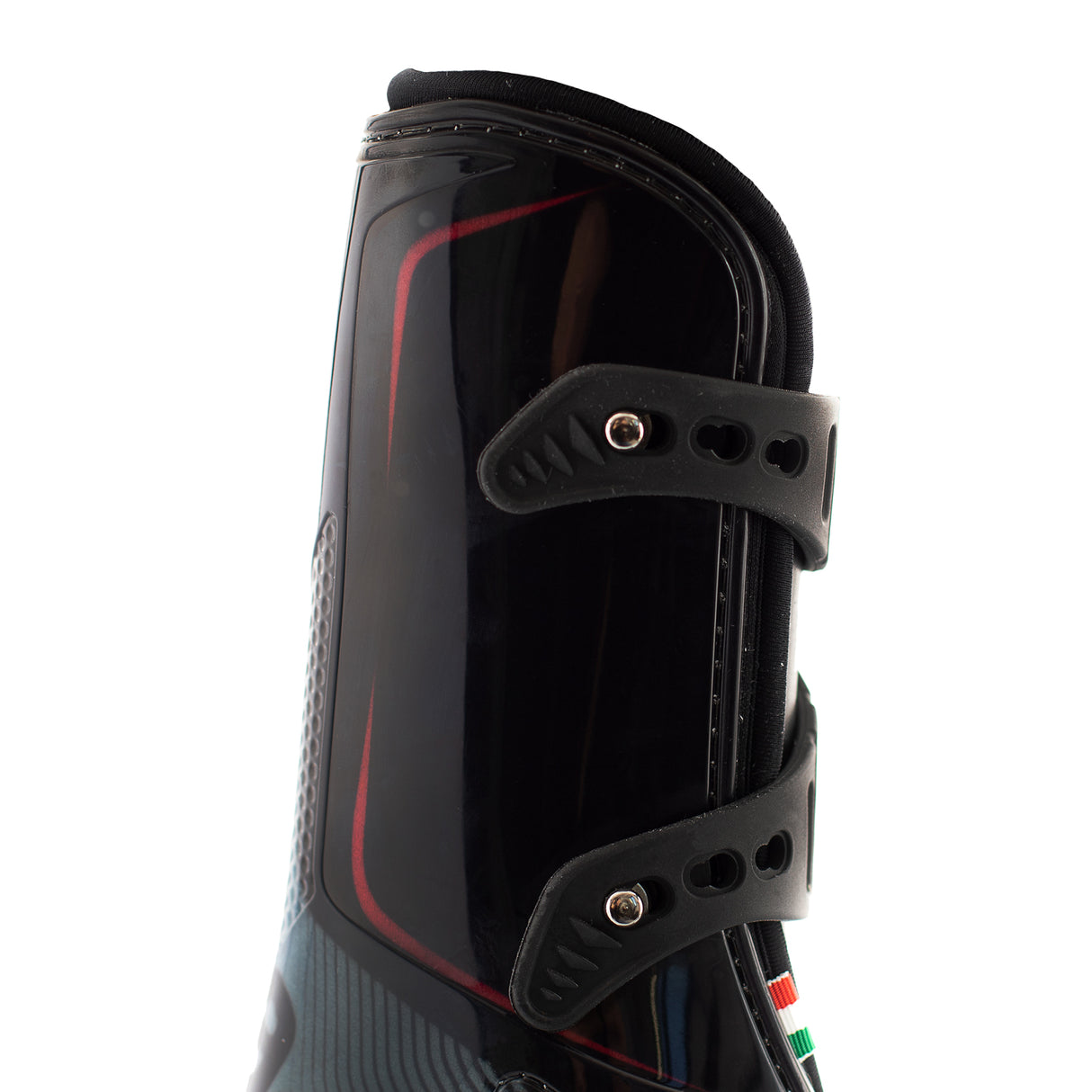 Acavallo Opera Tendon Boots Elastic And Button Fastening #colour_black