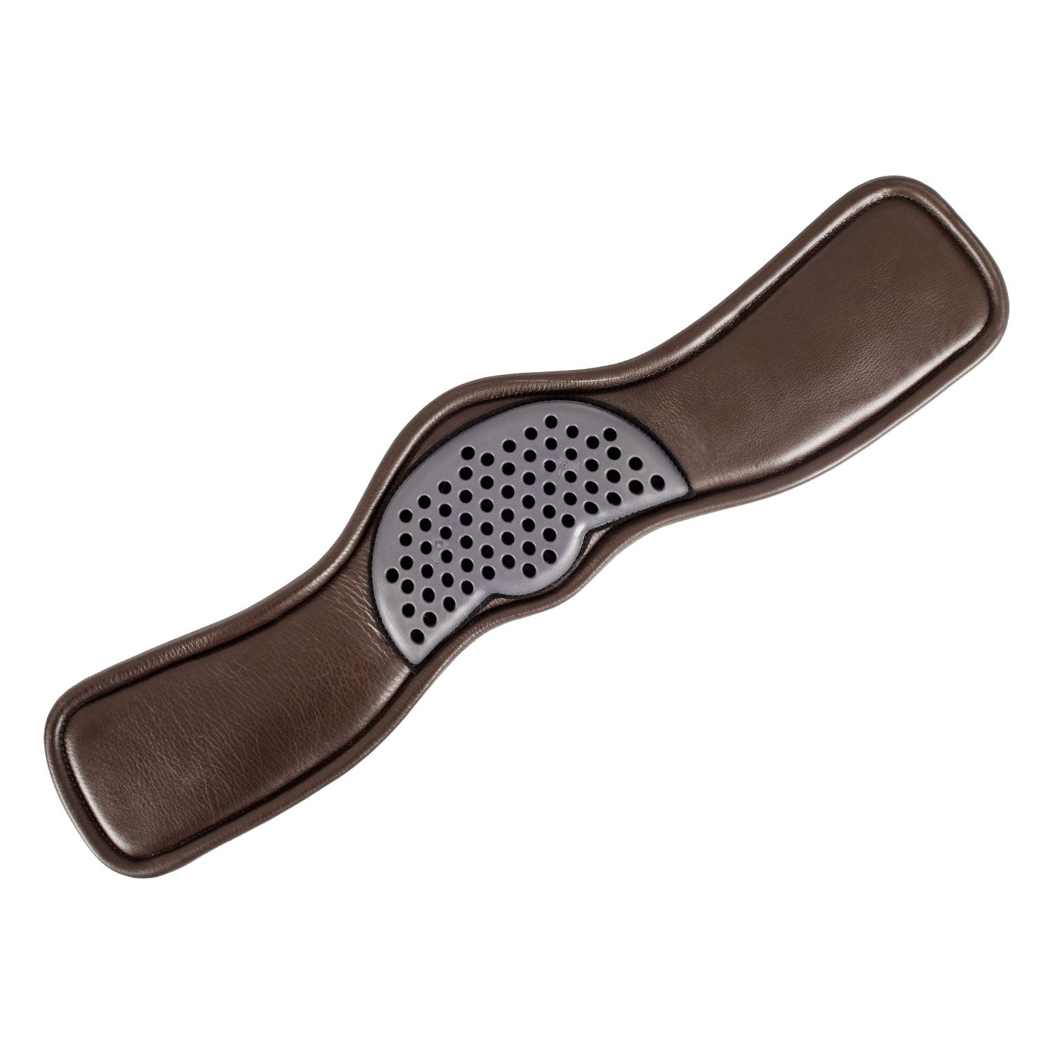 Acavallo Anatomical Dressage Girth Leather #colour_brown