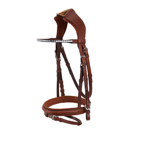 Acavallo Cupido Bridle Calfskin #colour_cognac