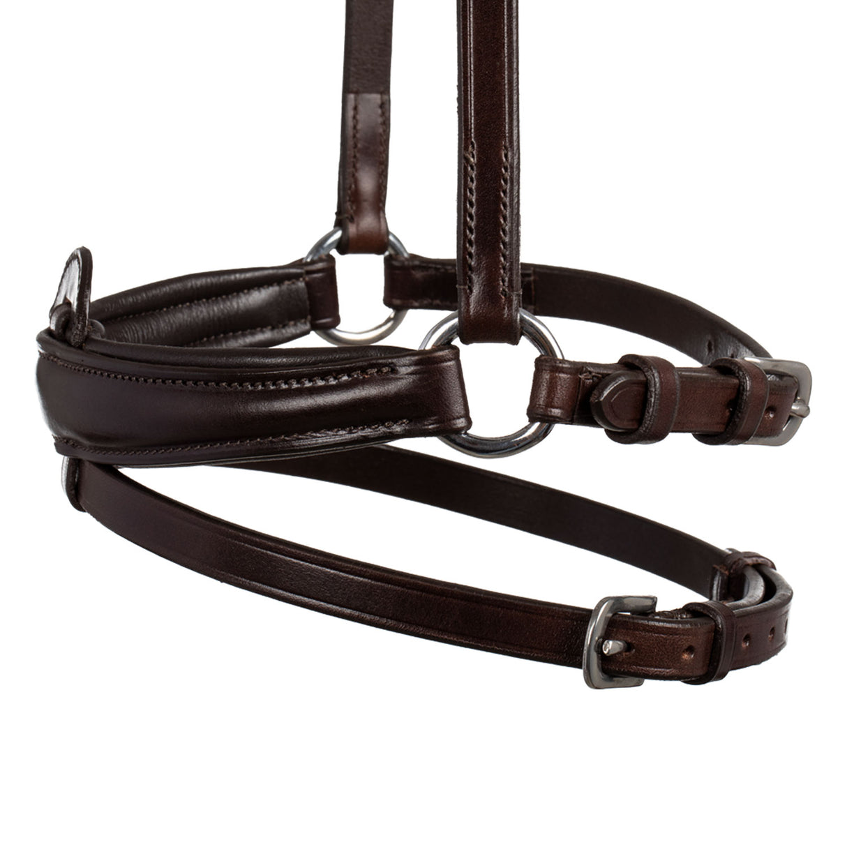 Acavallo Flash Noseband Quick Coupling #colour_brown