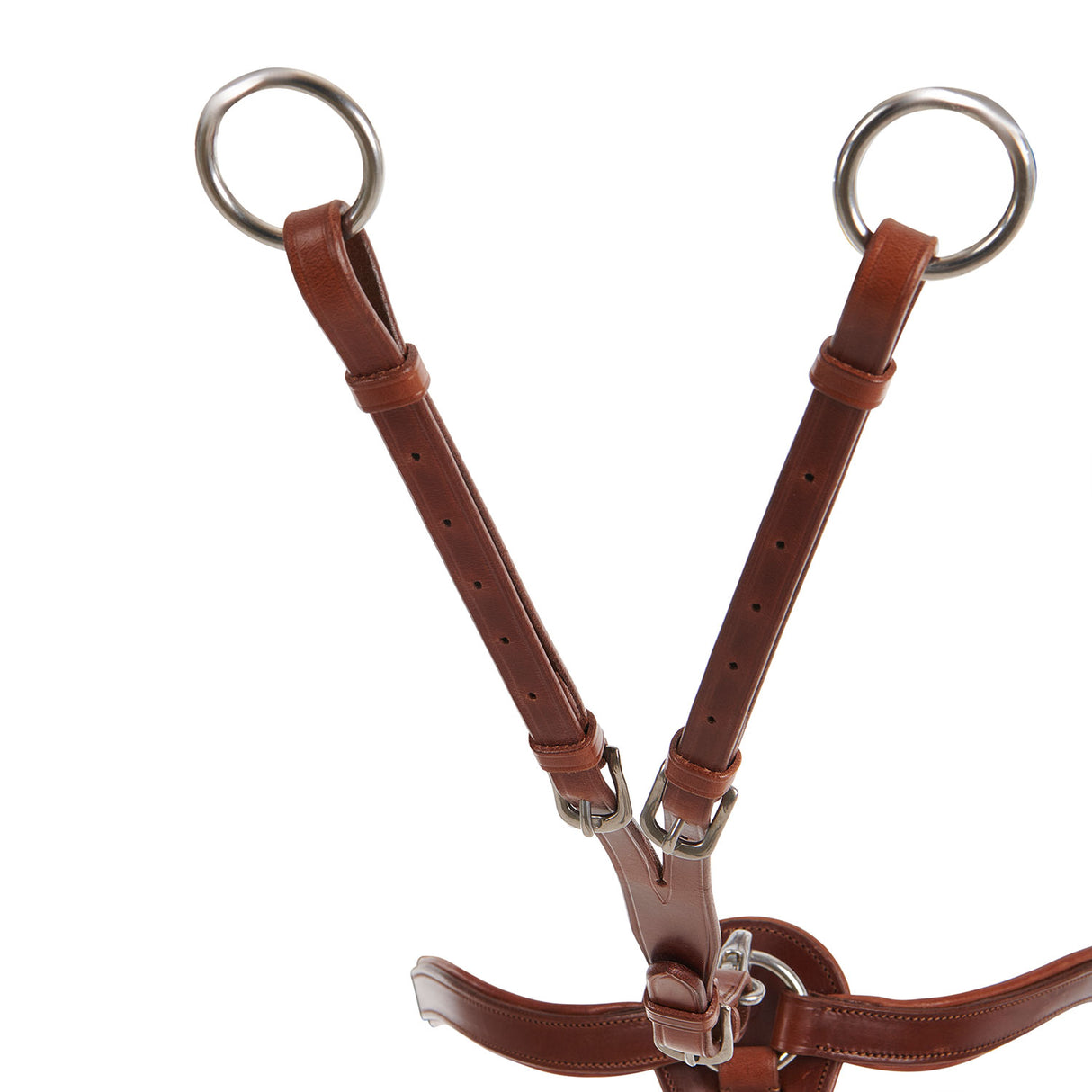 Acavallo Five-Point Breastplate Calfskin #colour_cognac