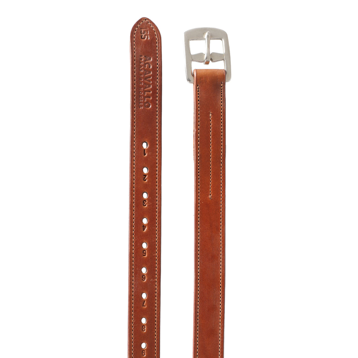 Acavallo Classic Stirrup Leathers #colour_cognac
