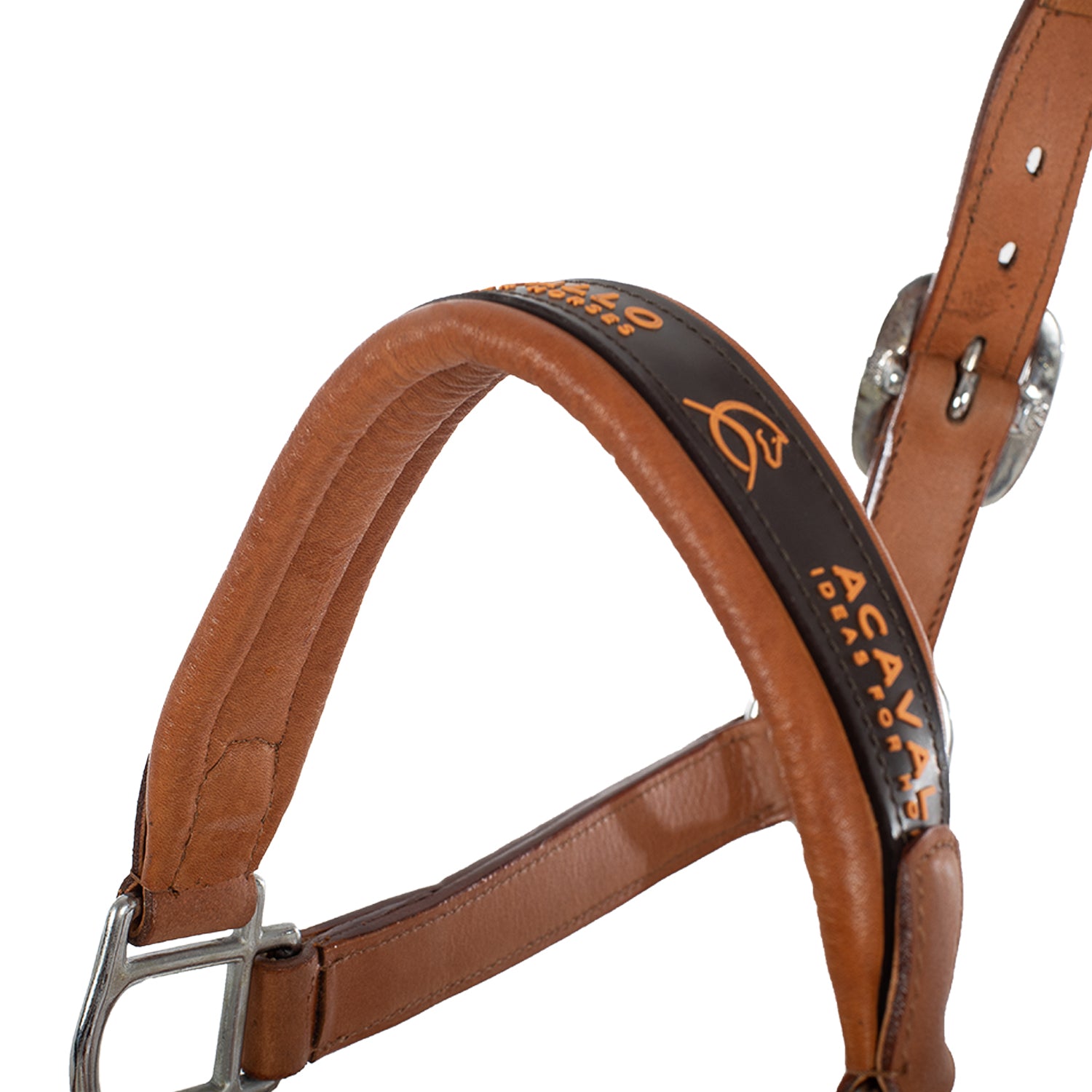 Acavallo Ergonomic Halter Calfskin #colour_cognac