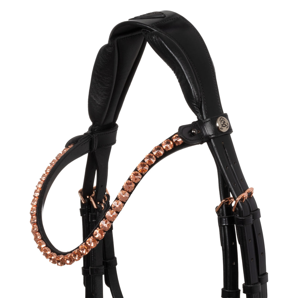 Acavallo Ninfea Bridle Calfskin #colour_black