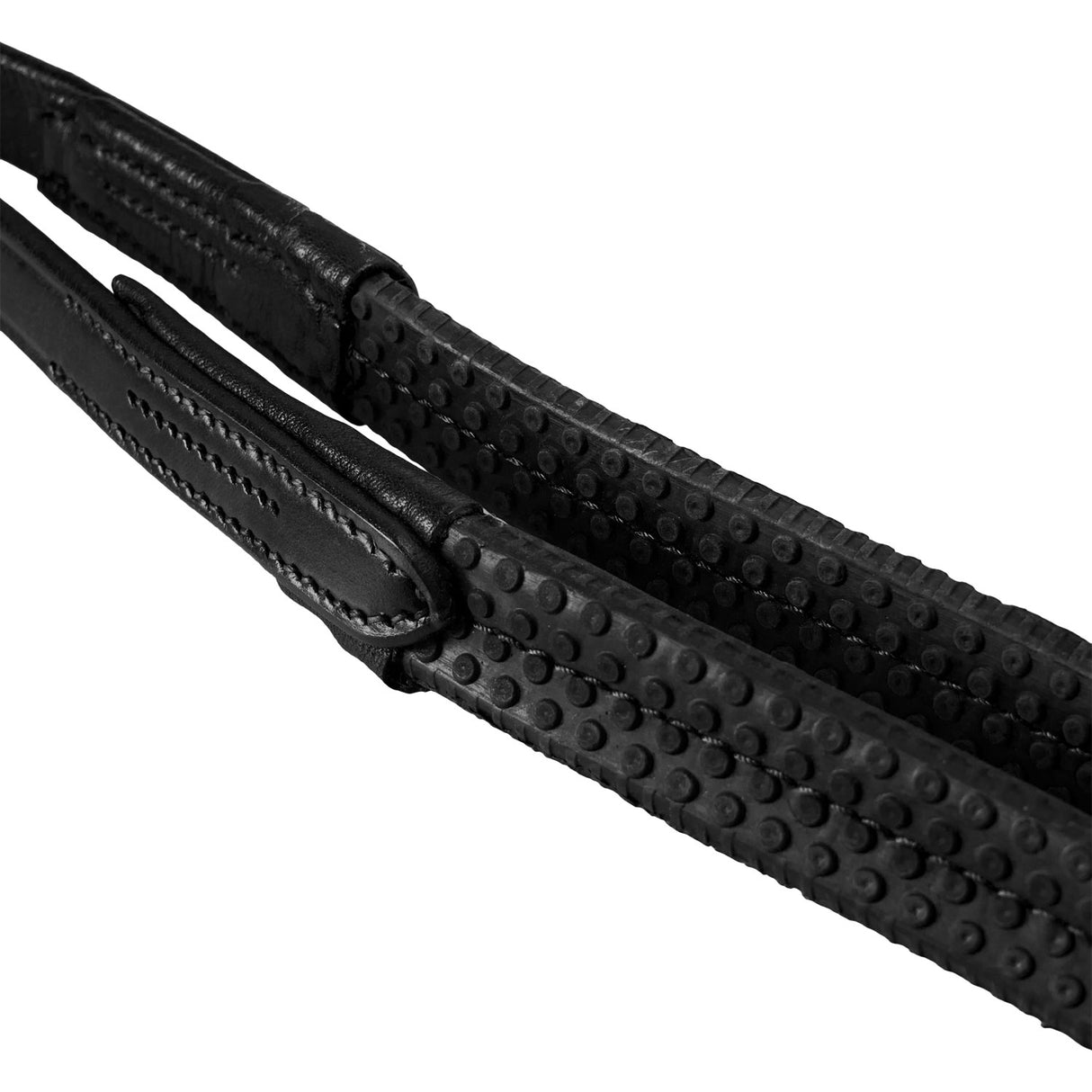 Equestro Leather English Bridle With Embroideries New #colour_black