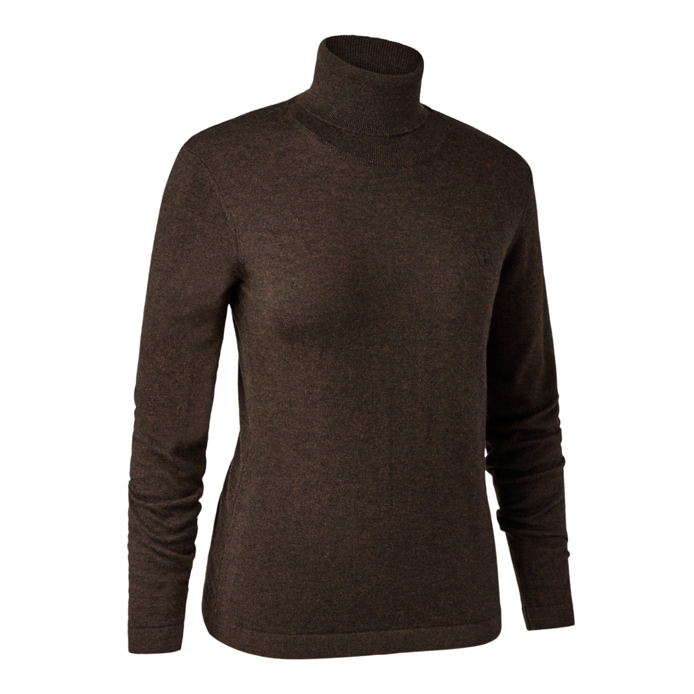 Deerhunter Women's Darlington Roll Neck #colour_dark-elm