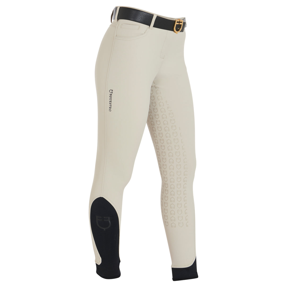 Equestro Women's Full Grip Slim Fit Breeches