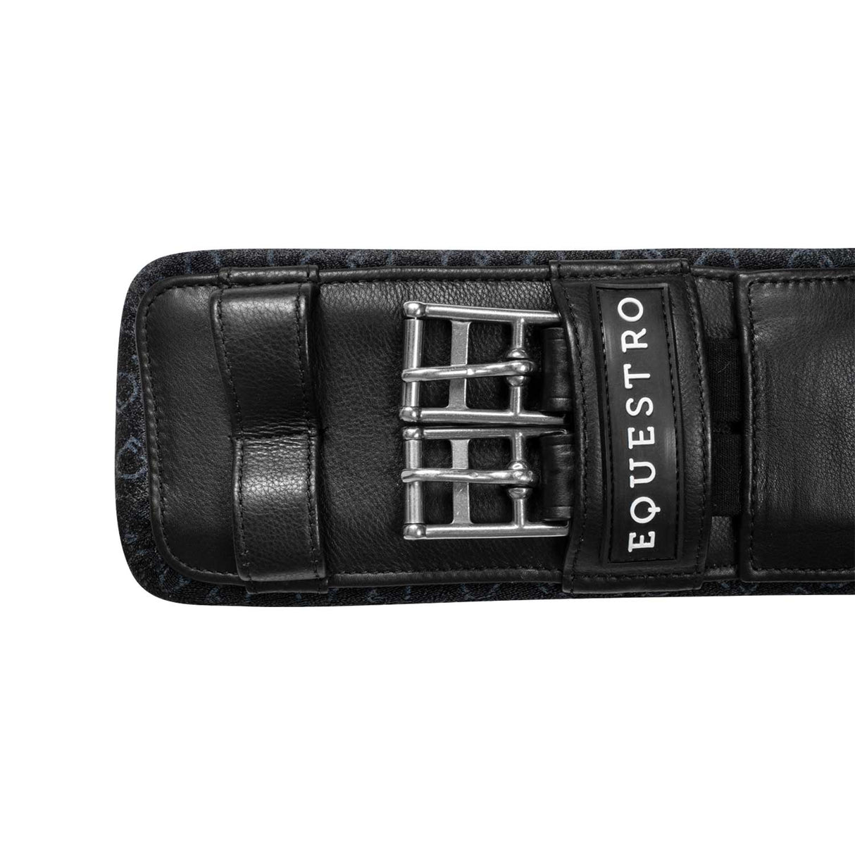 Equestro Shaped Dressage Girth #colour_black