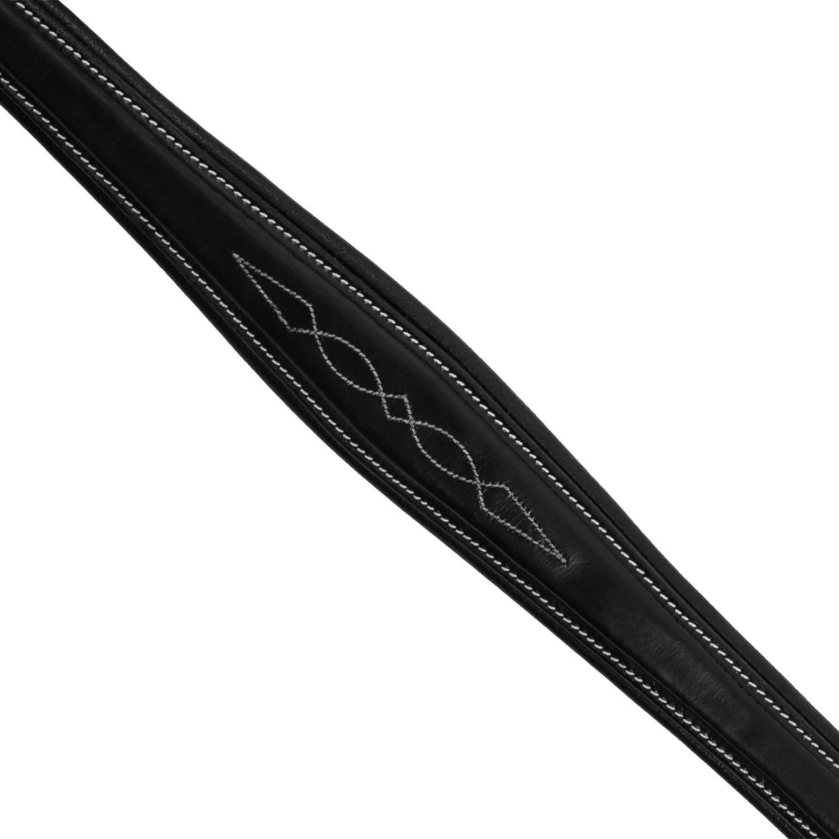 Tanned leather fork breastplate with embroideries