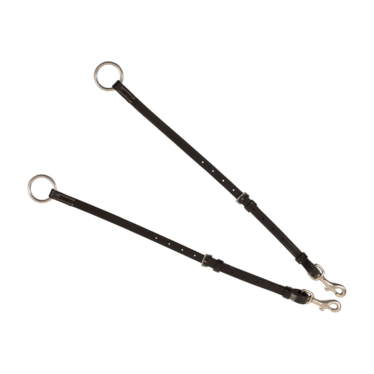 Tanned leather fork breastplate with embroideries