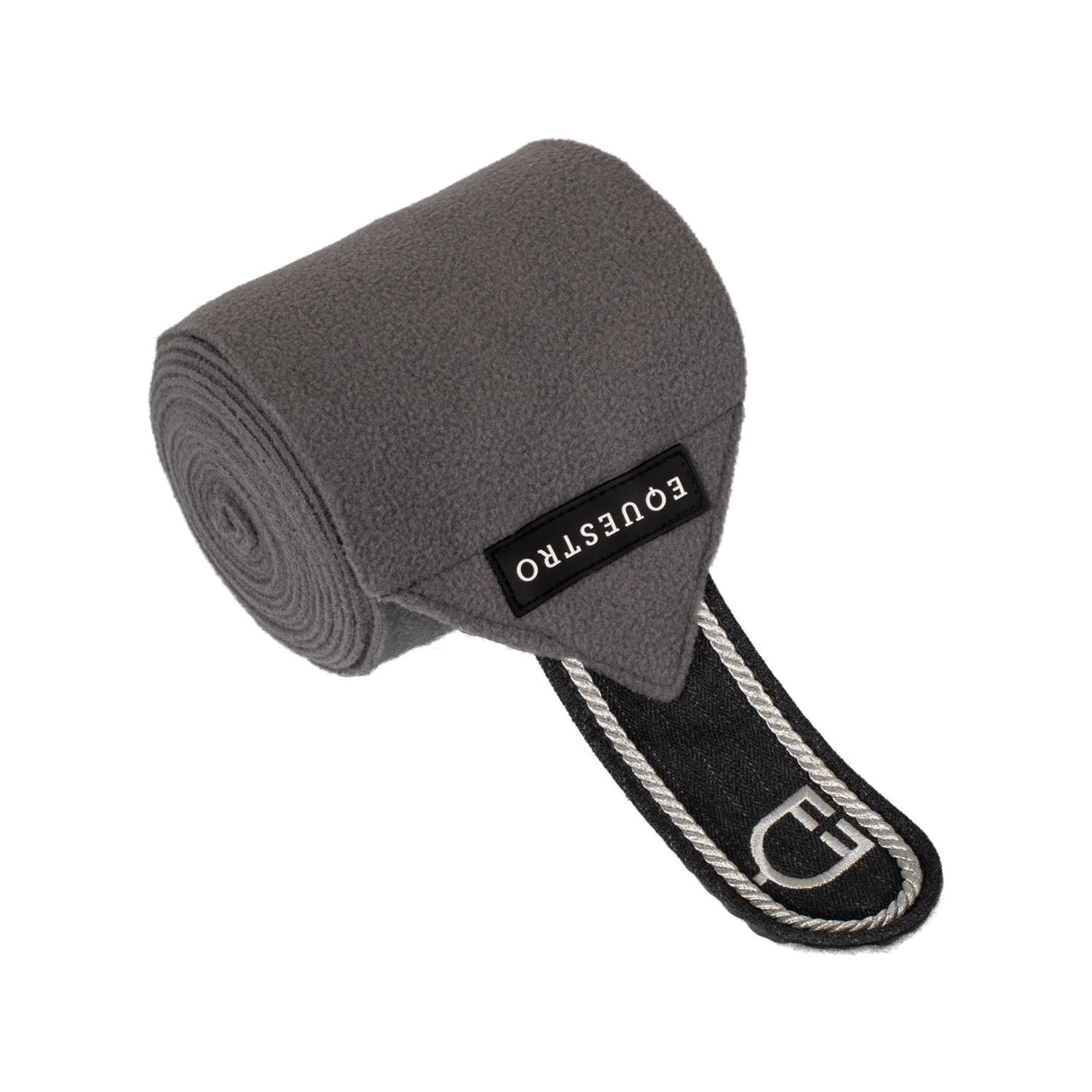 Equestro Breathable Fleece Bandages #colour_grey
