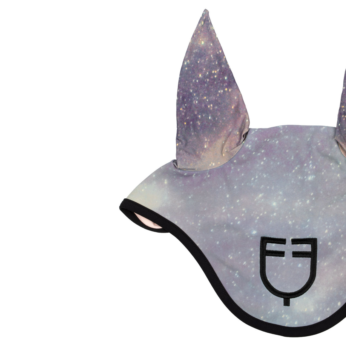 Equestro Black Line Edition Fly Veil In Stretch Material