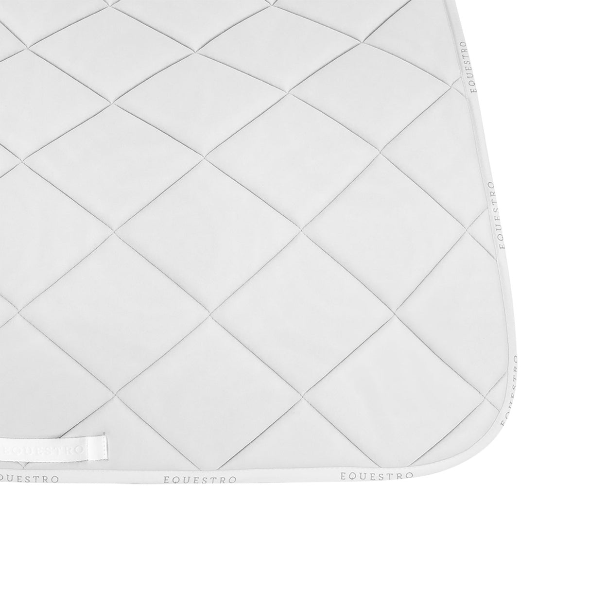 Equestro Dressage Saddle Pad Technical Fabric #colour_white