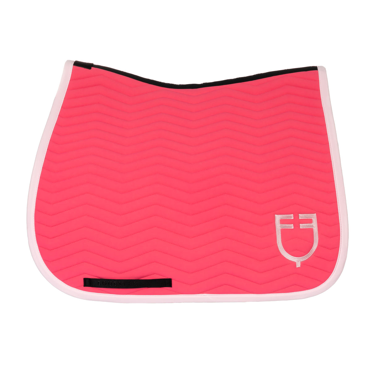 Equestro Wave Quilting Dressage Saddle Pad In Technical Fabric