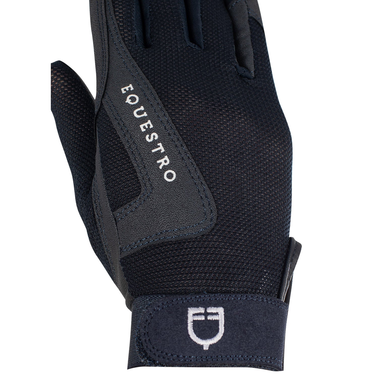 Equestro Kids' Gloves In Technical Fabric #colour_blue