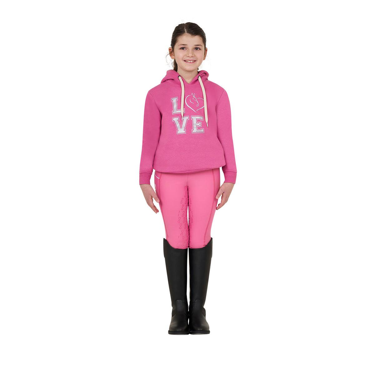 Girls' Winter Love hooded sweatshirt